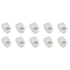سوکت تلفن RJ11 کد HJ32 بسته 10 عددی